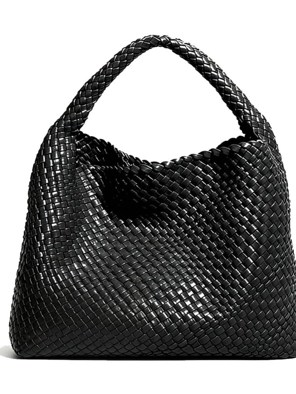 Woven Tote Bag for Women with Purse, Fashion Shoulder Hobo Underarm Bags, Large